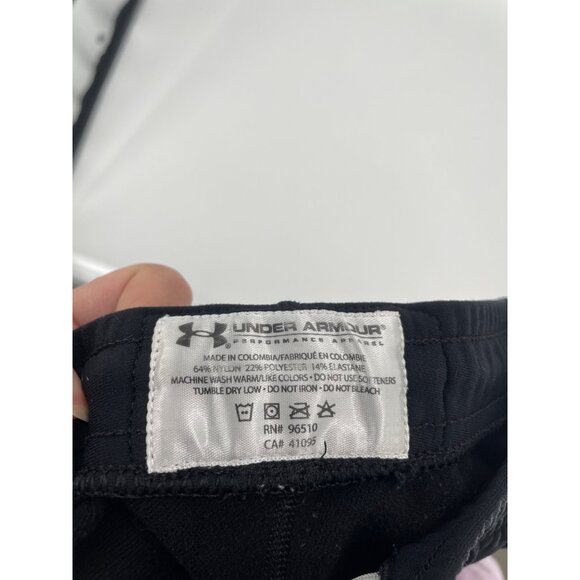 Under Armour Mens S Performance Compression Leggings Black Workout Base Layer - Picture 3 of 7